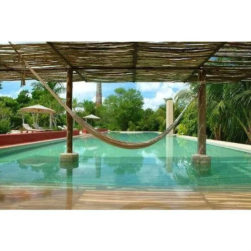 13-FT Long Handmade Yucatan Style Hammock in Natural Beige Color