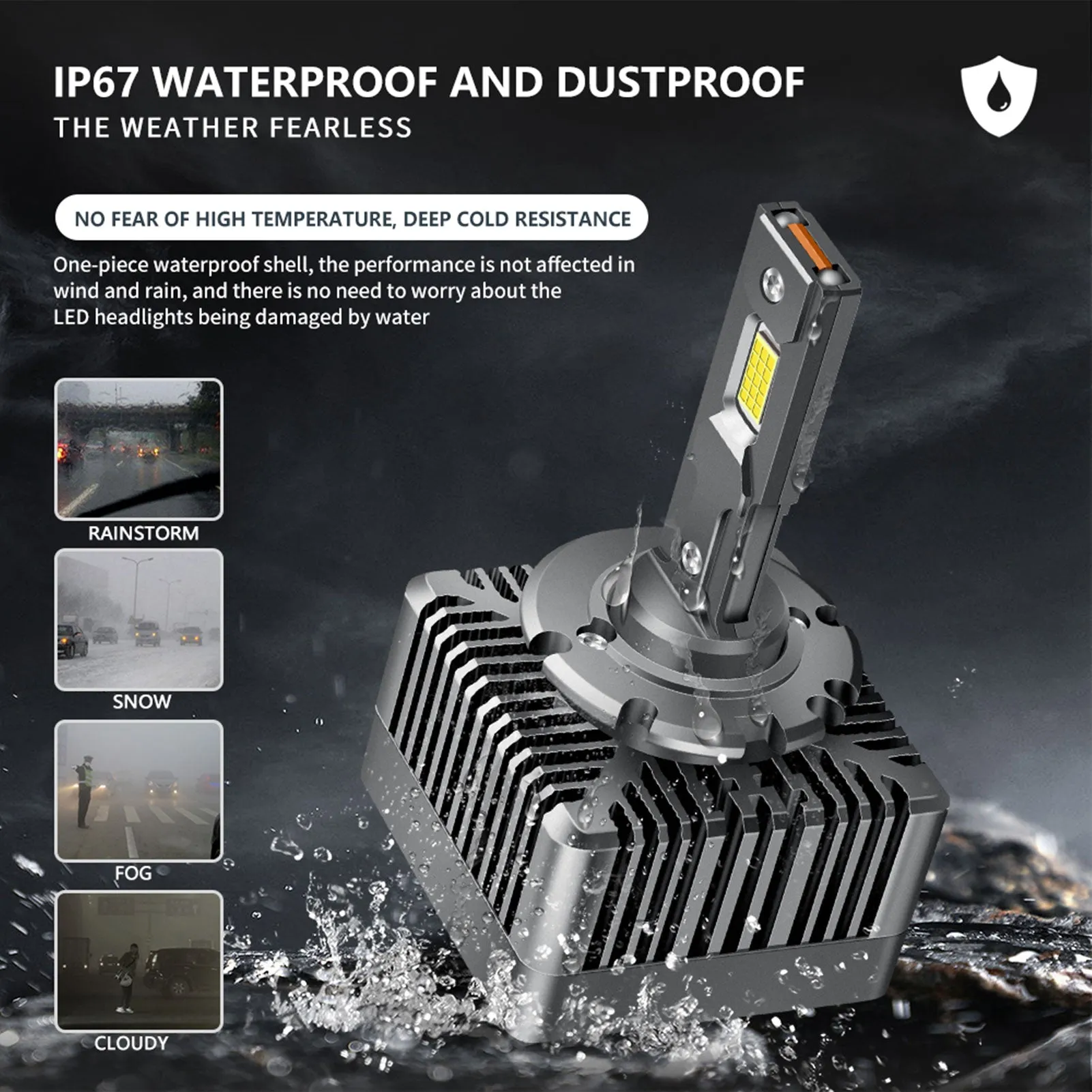 2 Pack Of D1S Led Headlight