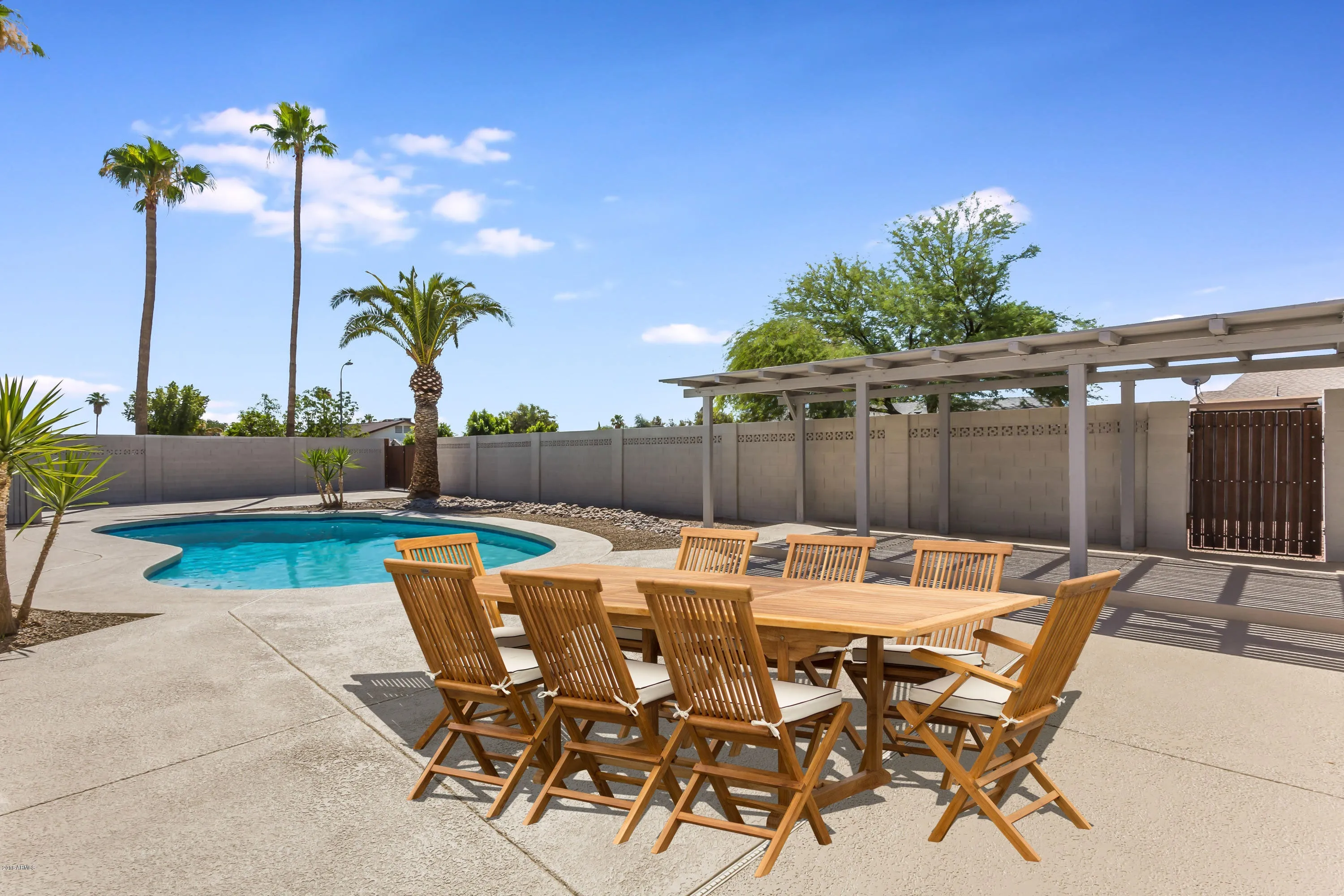 9 Piece Teak Wood Miami Patio Dining Set with Rectangular Extension Table, 2 Folding Arm Chairs and 6 Folding Side Chairs