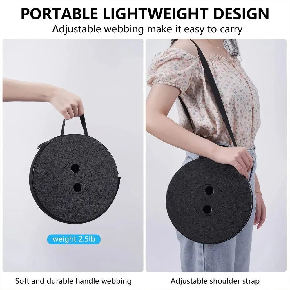 Adjustable Portable Folding Telescopic Stool