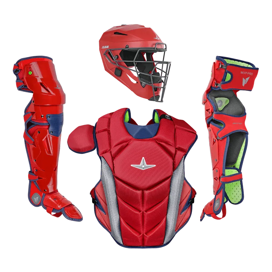 All Star MVP-PRO Series Adult Catchers Set - Solid Colors