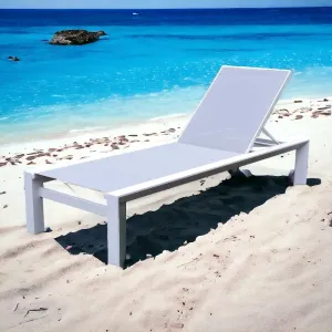 Amalfi Sunlounger White