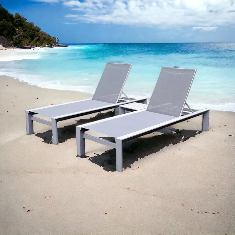 Amalfi Sunlounger White