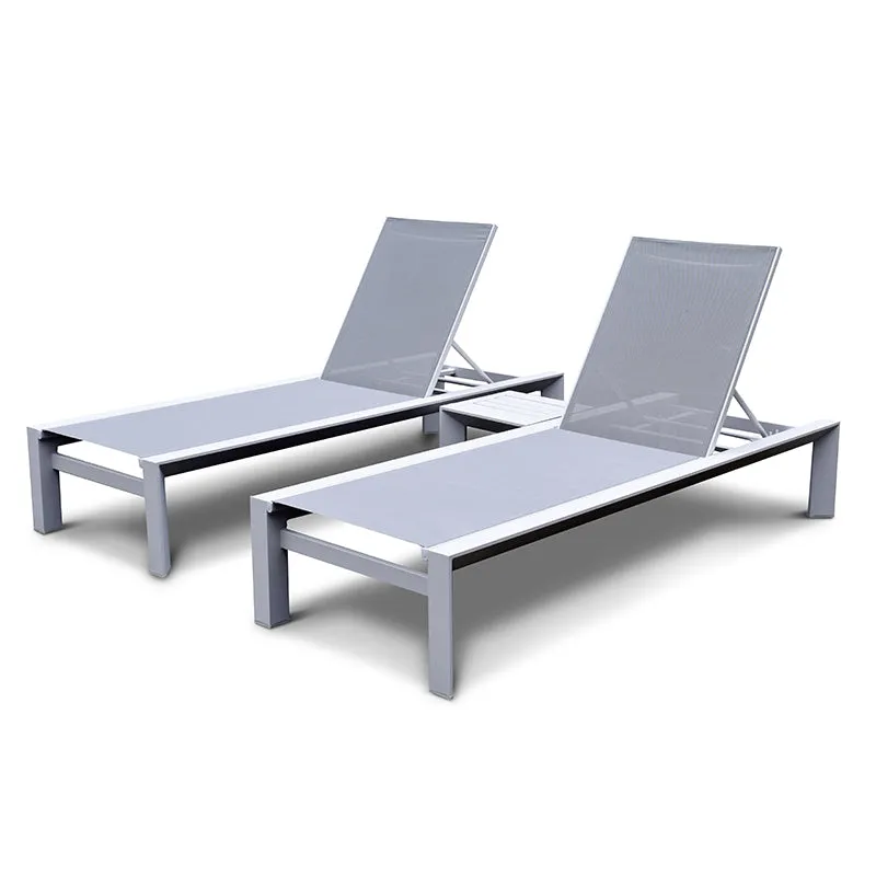 Amalfi Sunlounger White