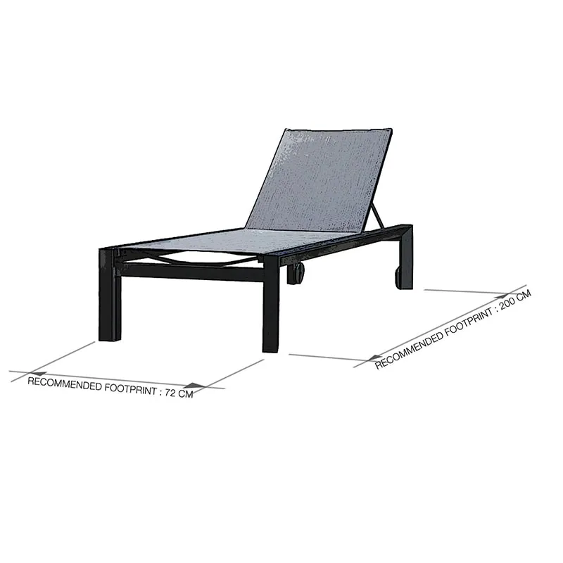 Amalfi Sunlounger White