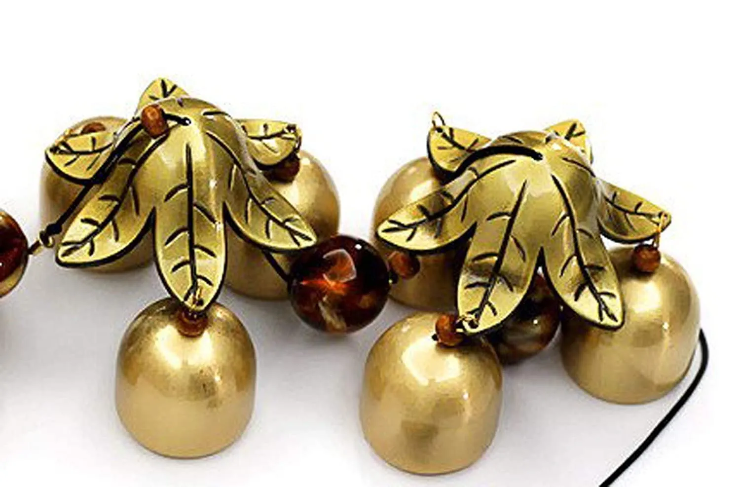 Antlantic wood store Wind Chimes Metal Wind Chimes for Home Balcony Garden Positive Energy, Home Decor Hanging Long Brass Bells Gifts for Loved Ones 6 Bells
