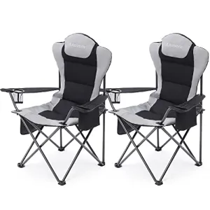 Aohanoi Camping Chair, Camping Chairs 2 Pack Camp Chairs