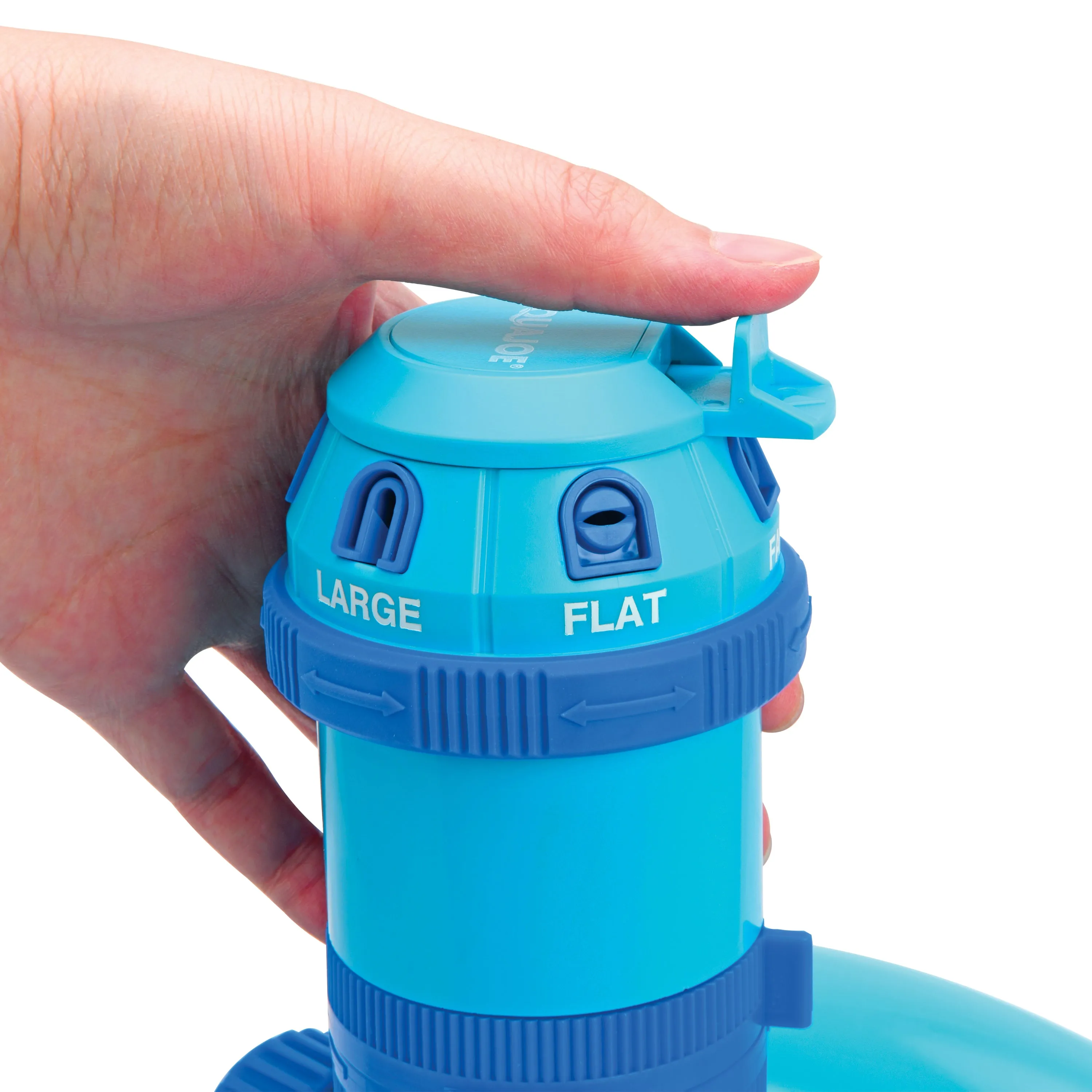Aqua Joe AJ-MSSBM6 6-Pattern Turbo Drive 360 Degree Sprinkler | Customizable Coverage | 5,284 Sq. Ft. Max Coverage