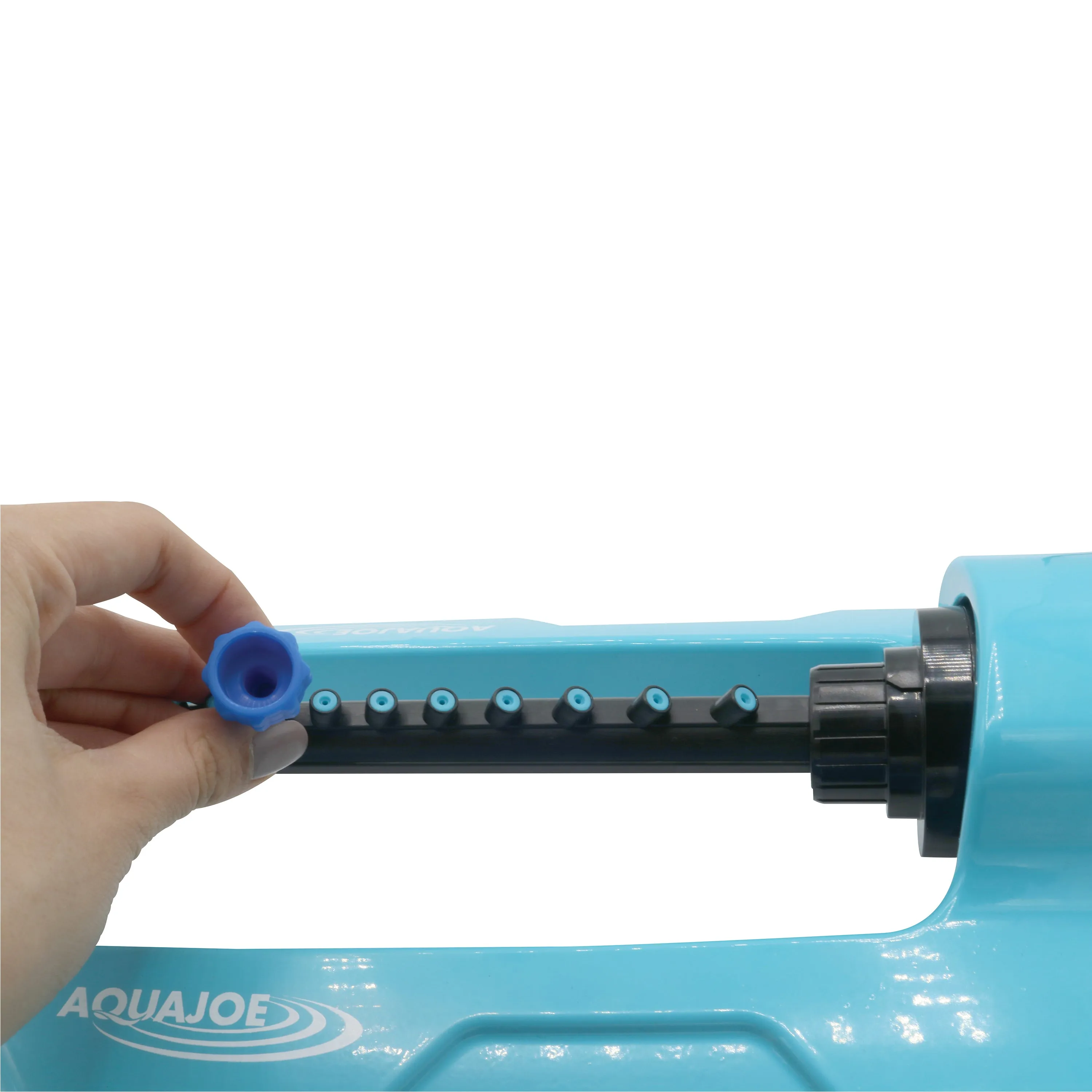 Aqua Joe SJI-OMS20 Indestructible Jumbo Metal Base Oscillating Sprinkler | 4,400 Sq. Ft. Max Coverage