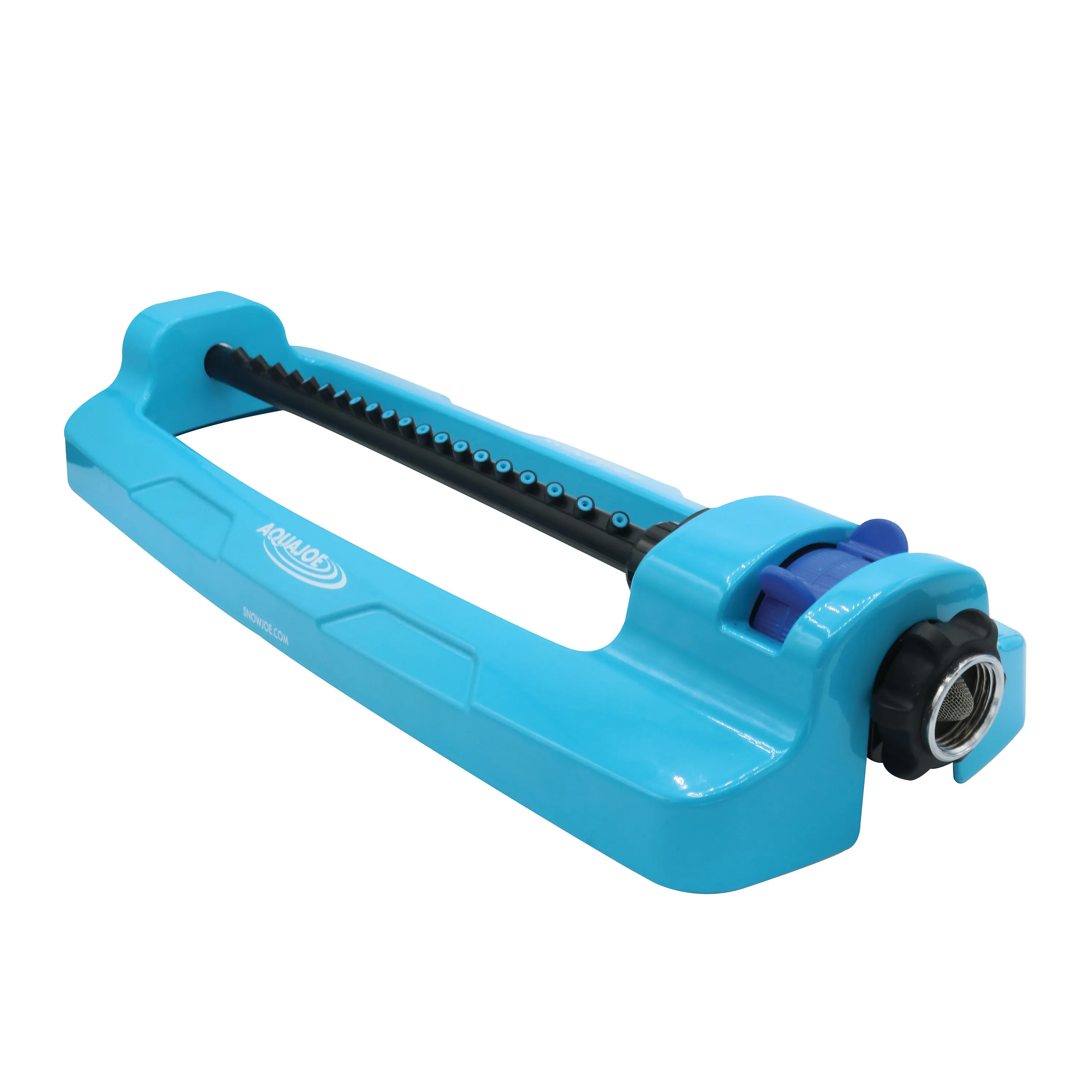 Aqua Joe SJI-OMS20 Indestructible Jumbo Metal Base Oscillating Sprinkler | 4,400 Sq. Ft. Max Coverage
