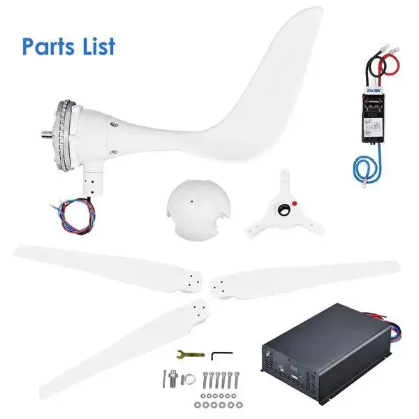 Automaxx Windmill - 1500W Wind Turbine Generator Kit