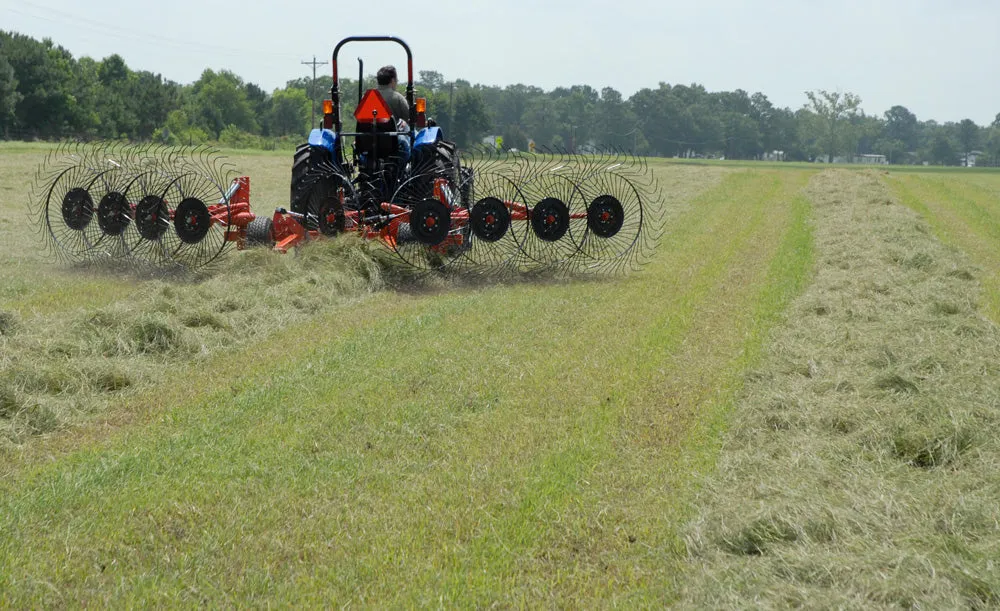 Befco HRC Ground Driven"V" Wheel Rakes | Model HRC-08V-010V-012V | 16-80 HP For Tractor