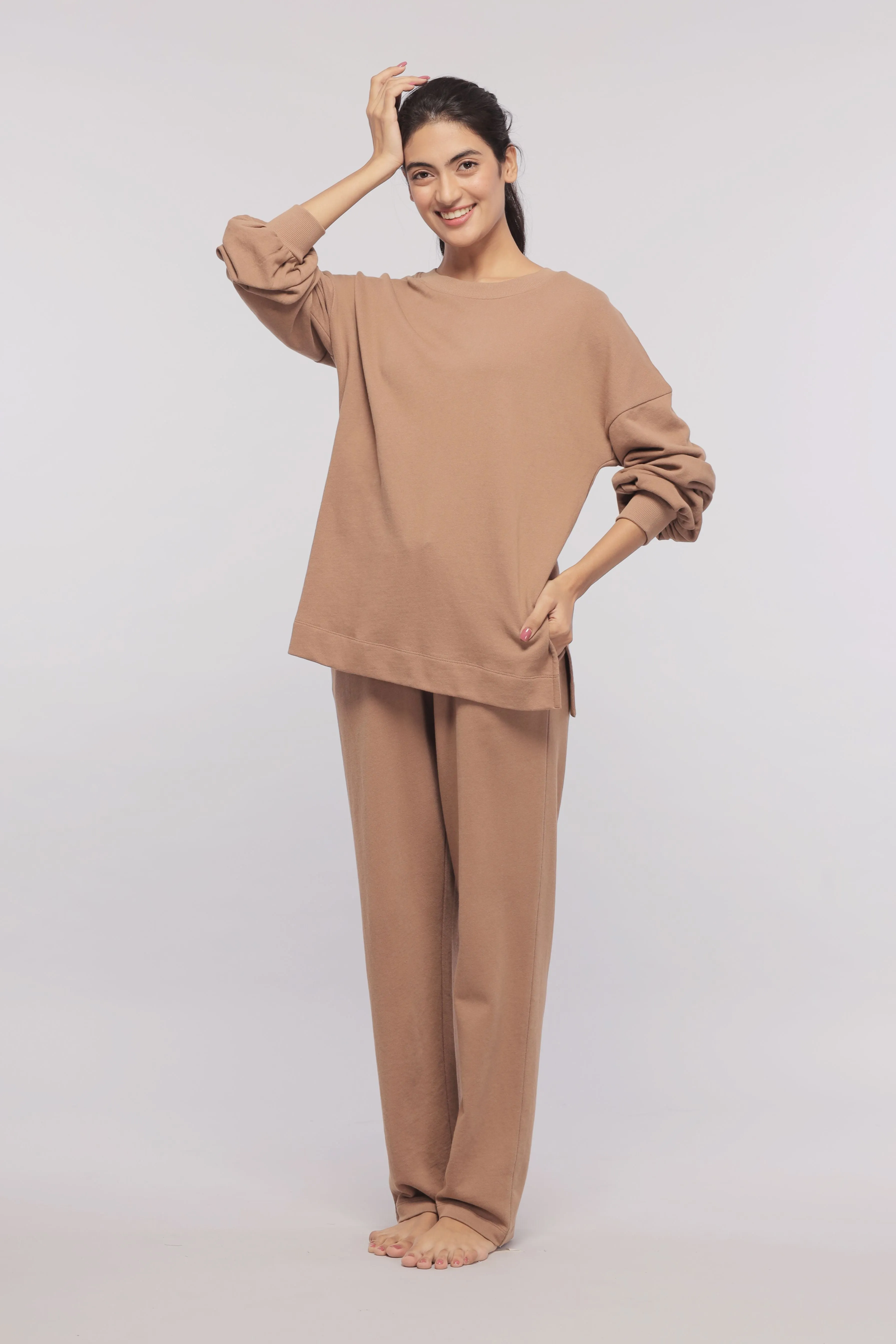 Brown Terry Travel Loungers