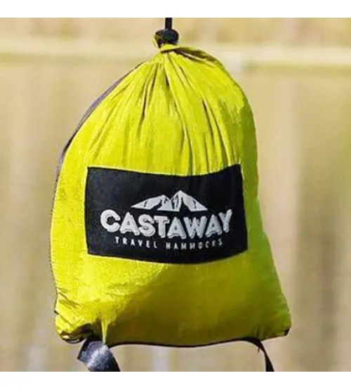 Castaway Double Travel Hammock - Turquoise/Raspberry