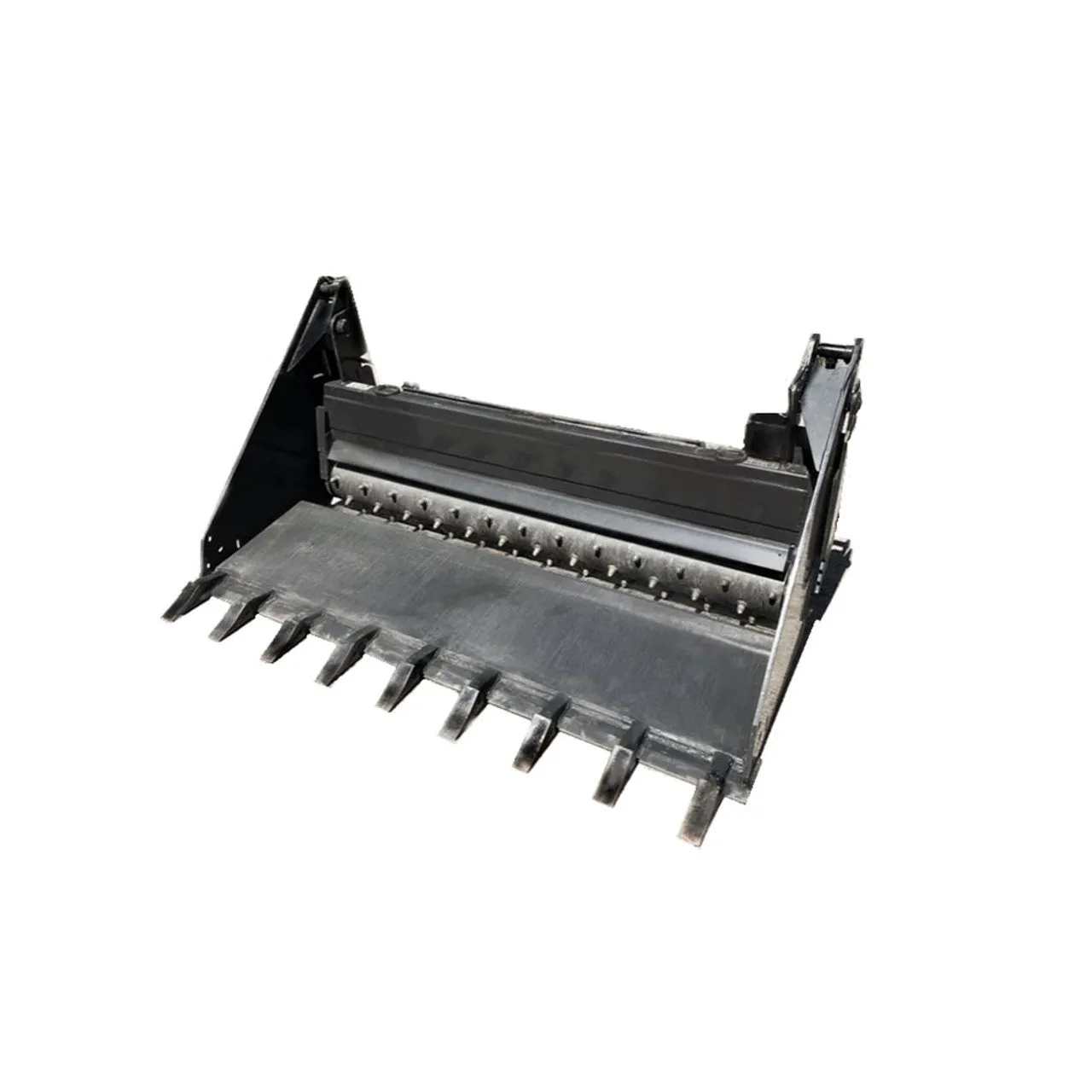 CID 36"-42" and 48" Multi Purpose Power Rake With Drive Motor For Mini Skid Steer