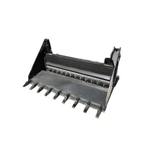 CID 36"-42" and 48" Multi Purpose Power Rake With Drive Motor For Mini Skid Steer