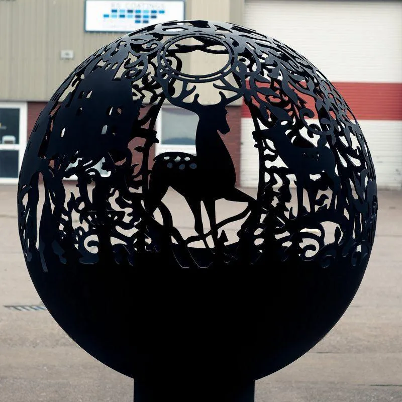 Country Manor Spherical Fire Pit