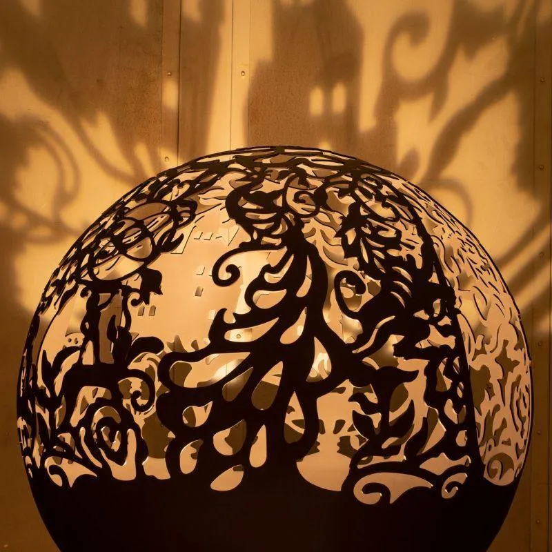 Country Manor Spherical Fire Pit