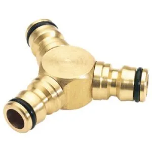 Draper Brass 3 Way Connector