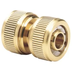 Draper Brass Hose Repair Connector, 1/2"