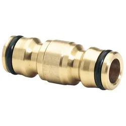 Draper Brass Two Way Coupling, 1/2"