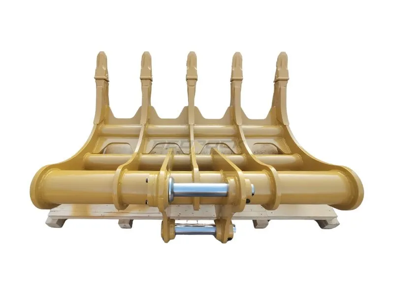 EXCAVATOR RAKE FITS CAT 313D2GC, 65MM Pins