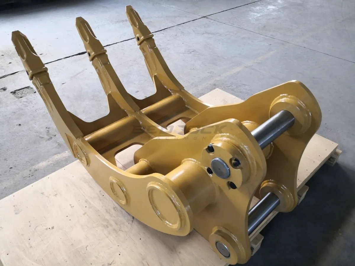 EXCAVATOR RAKE GP-GP (B LINKAGE 36"), 2 x 80mm Pins, B Linkage