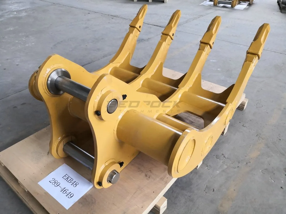 EXCAVATOR RAKE GP-GP (B LINKAGE 48"), 2 x 80mm Pins, B Linkage