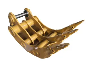 EXCAVATOR RAKE GP-GP (CB LINKAGE 36"), 2 x 90mm Pins, CB Linkage
