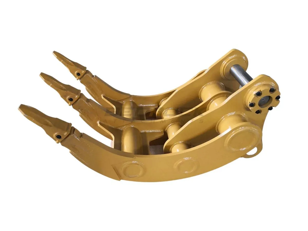 EXCAVATOR RAKE GP-GP (CB LINKAGE 36"), 2 x 90mm Pins, CB Linkage