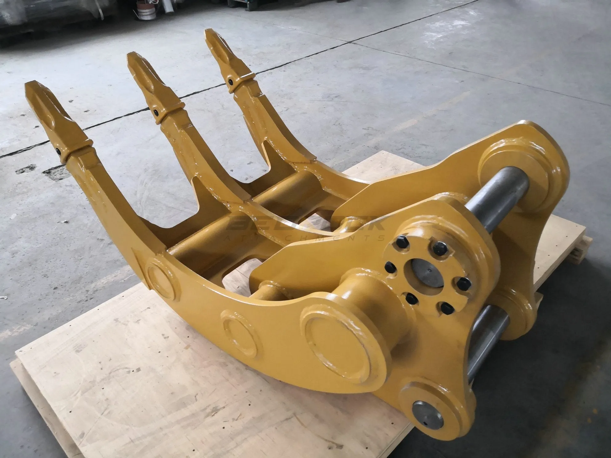 EXCAVATOR RAKE GP-GP (CB LINKAGE 36"), 2 x 90mm Pins, CB Linkage