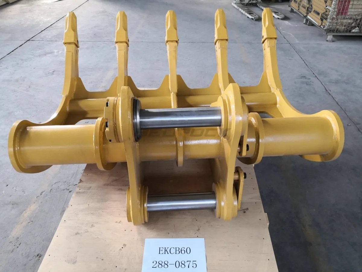 EXCAVATOR RAKE GP-GP (CB LINKAGE 60"), 2 x 90mm Pins, CB Linkage