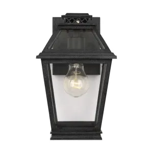 Falmouth Extra Small 11 In. Outdoor Wall Light Gray Finish