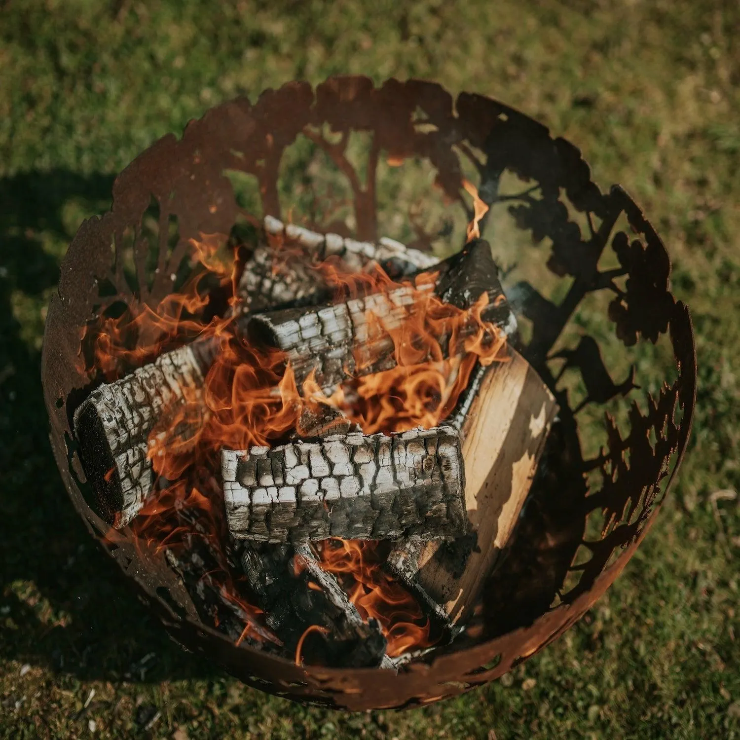 Fire Bowl, Woodland Scene