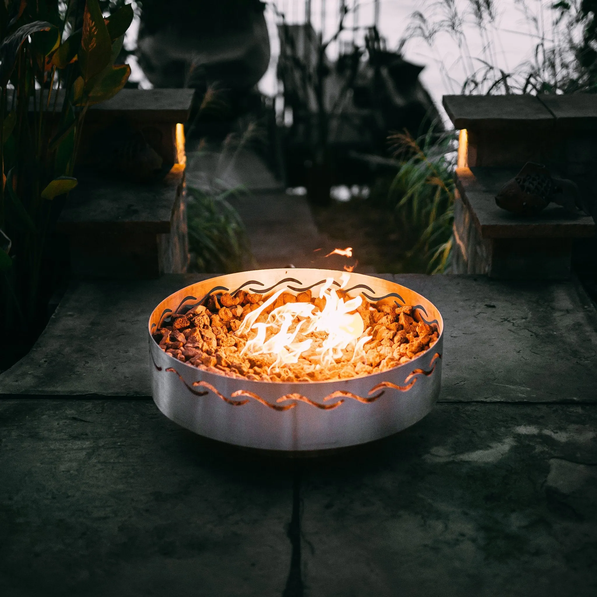 Fire Pit Art Fire Surfer Fire Pit