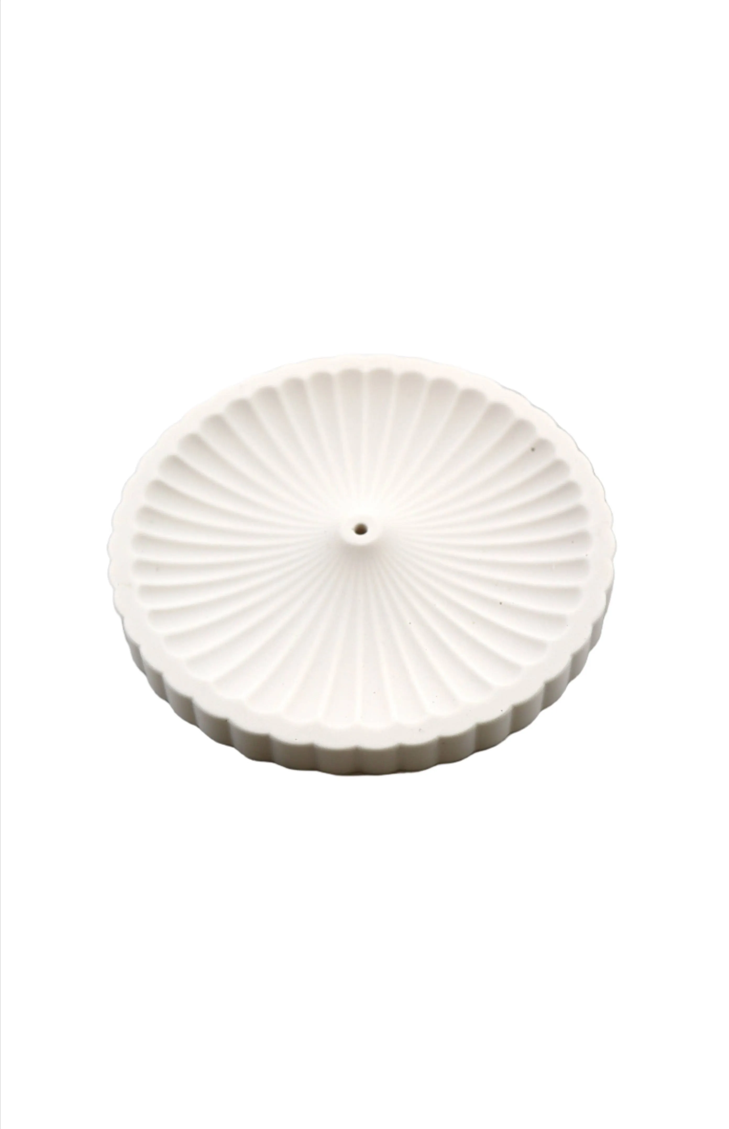 Fluted Round Incense Stick Holder