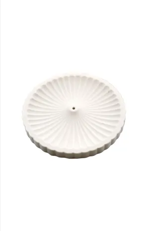 Fluted Round Incense Stick Holder