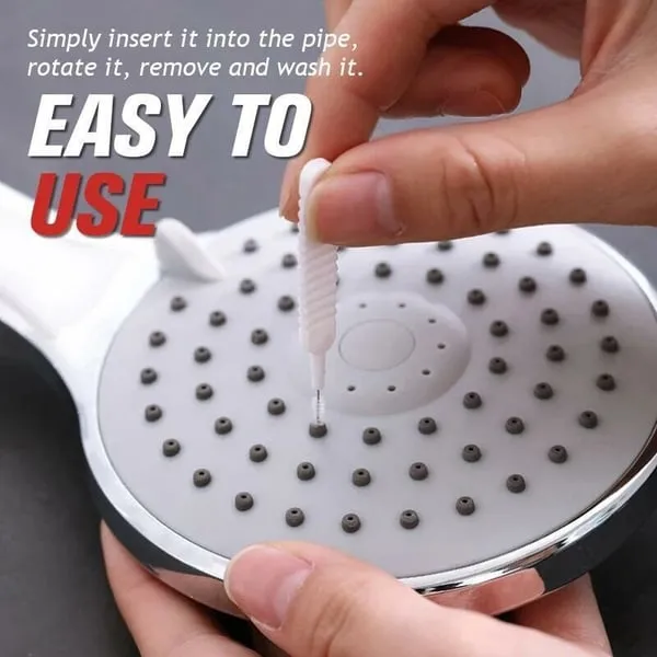 Gap hole anti-clogging cleaning brush