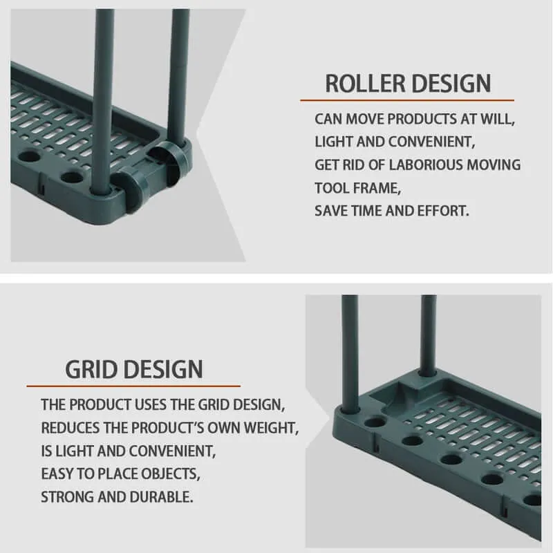 Garden Tools Rack Shovel Standing Storage Rack