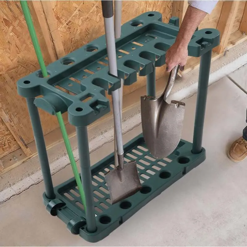 Garden Tools Rack Shovel Standing Storage Rack