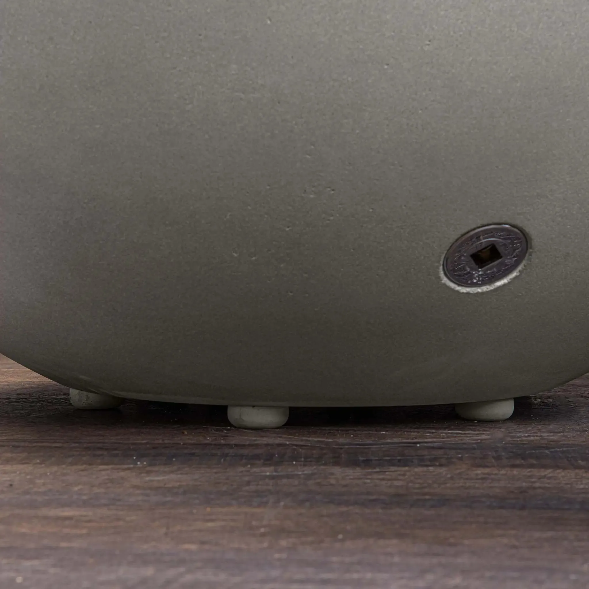 Gravity 36" W Natural Gray Round Concrete CSA Electronic Ignition High/Low Propane Gas Fire Pit - SD-FP-GRAV-3616-NATG-ELECCSAHL-LP by Starfire Designs