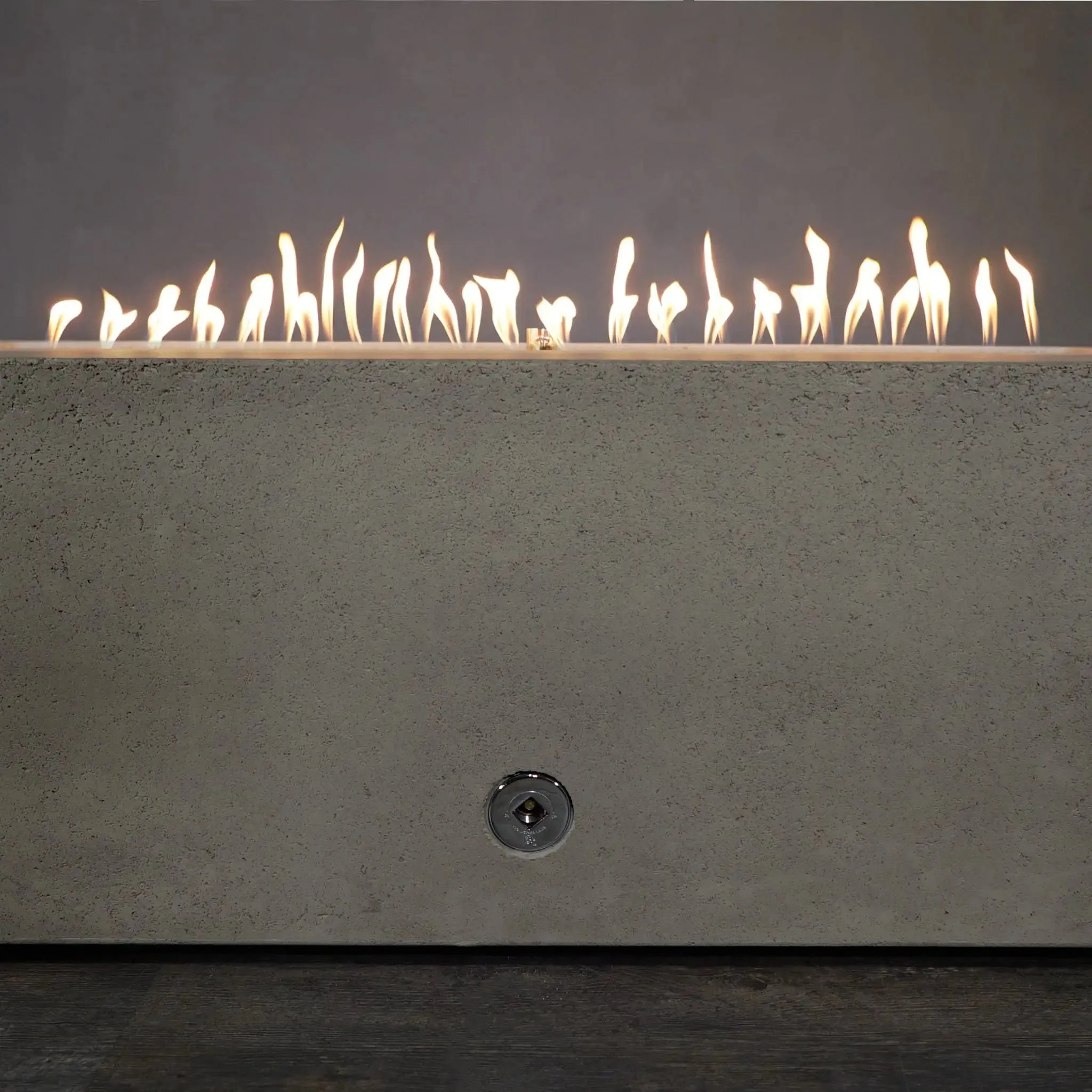 Gravity - Rustic 72" W x 38" L Beige Rectangle Concrete Match Lit Natural Gas Fire Pit - SD-FP-TRAV-723816-BEIG-ML by Starfire Designs