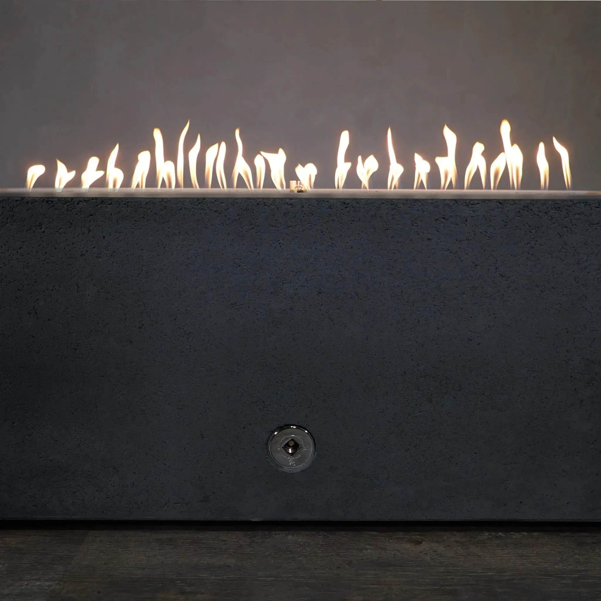 Gravity - Rustic 72" W x 38" L Graphite Rectangle Concrete CSA Electronic Ignition On/Off Propane Gas Fire Pit - SD-FP-TRAV-723816-GRPH-ELECCSAOO-LP by Starfire Designs