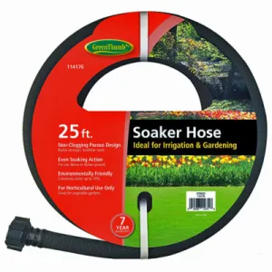 Green Thumb Soaker Hose, 3/8" x 25'