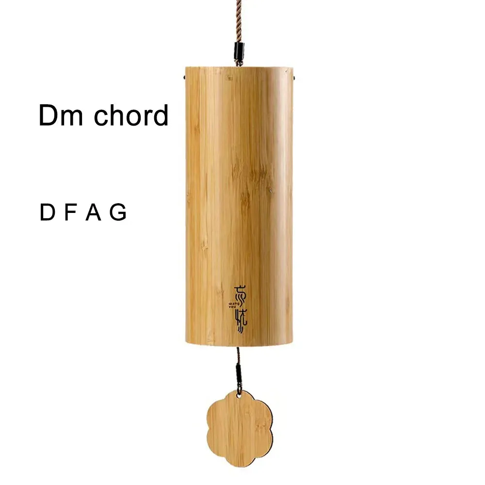 Healing Wind Chimes Bamboo Chord Handmade Musical Windchime