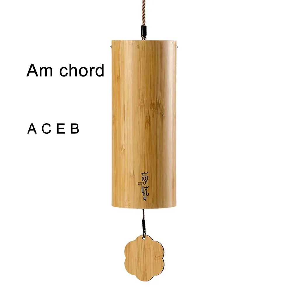 Healing Wind Chimes Bamboo Chord Handmade Musical Windchime
