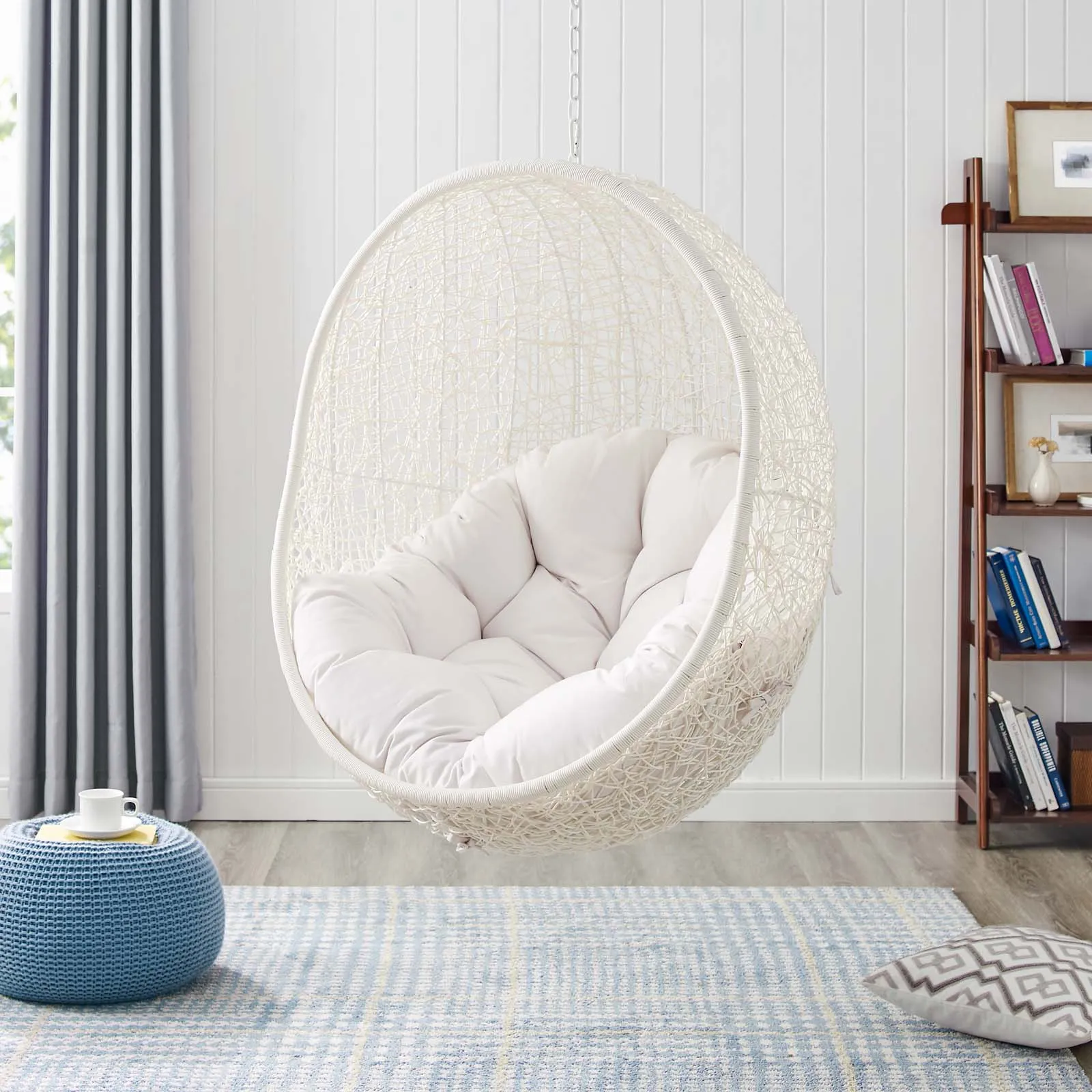 Hide Outdoor Patio Sunbrella® Swing Chair With Stand by Modway