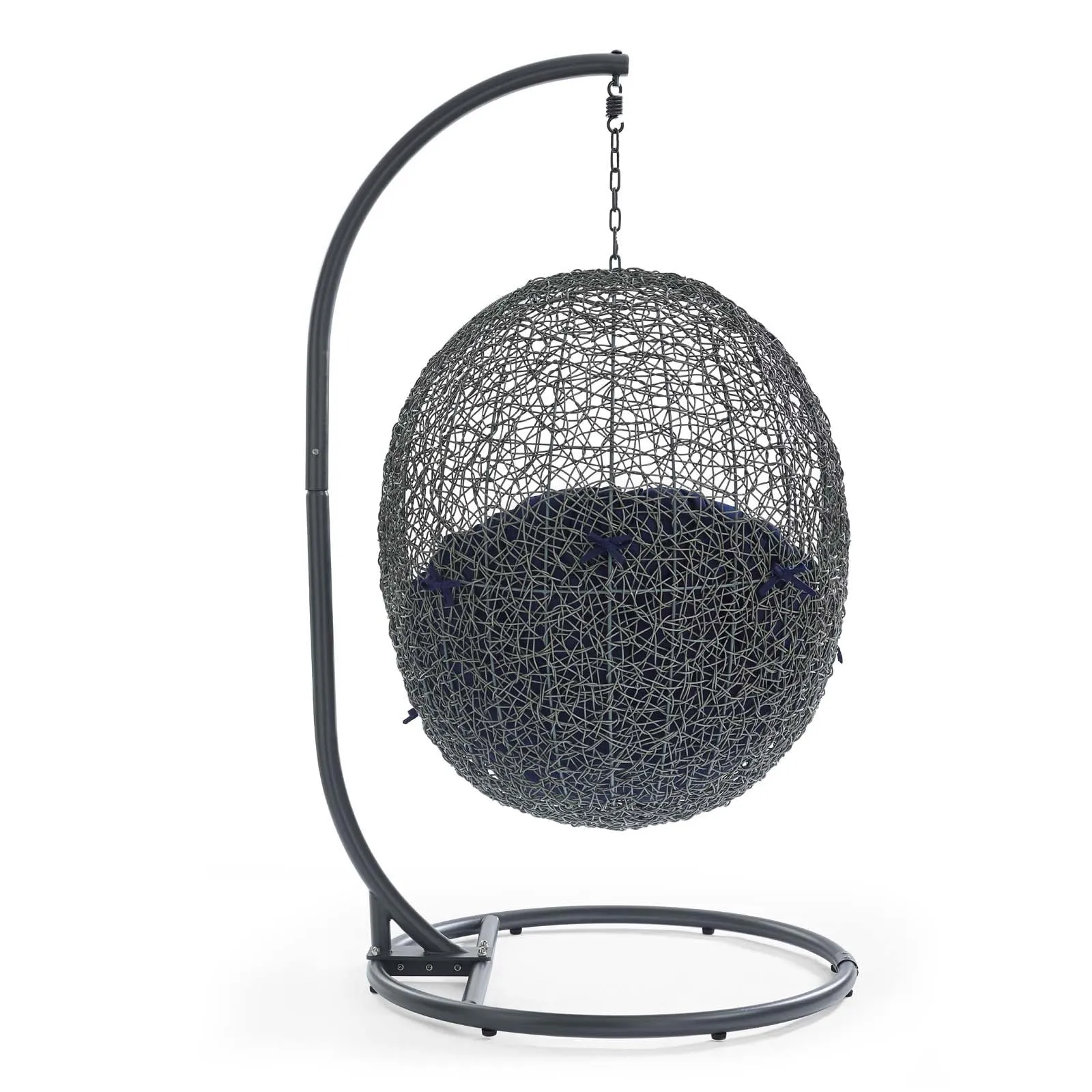 Hide Outdoor Patio Sunbrella® Swing Chair With Stand by Modway