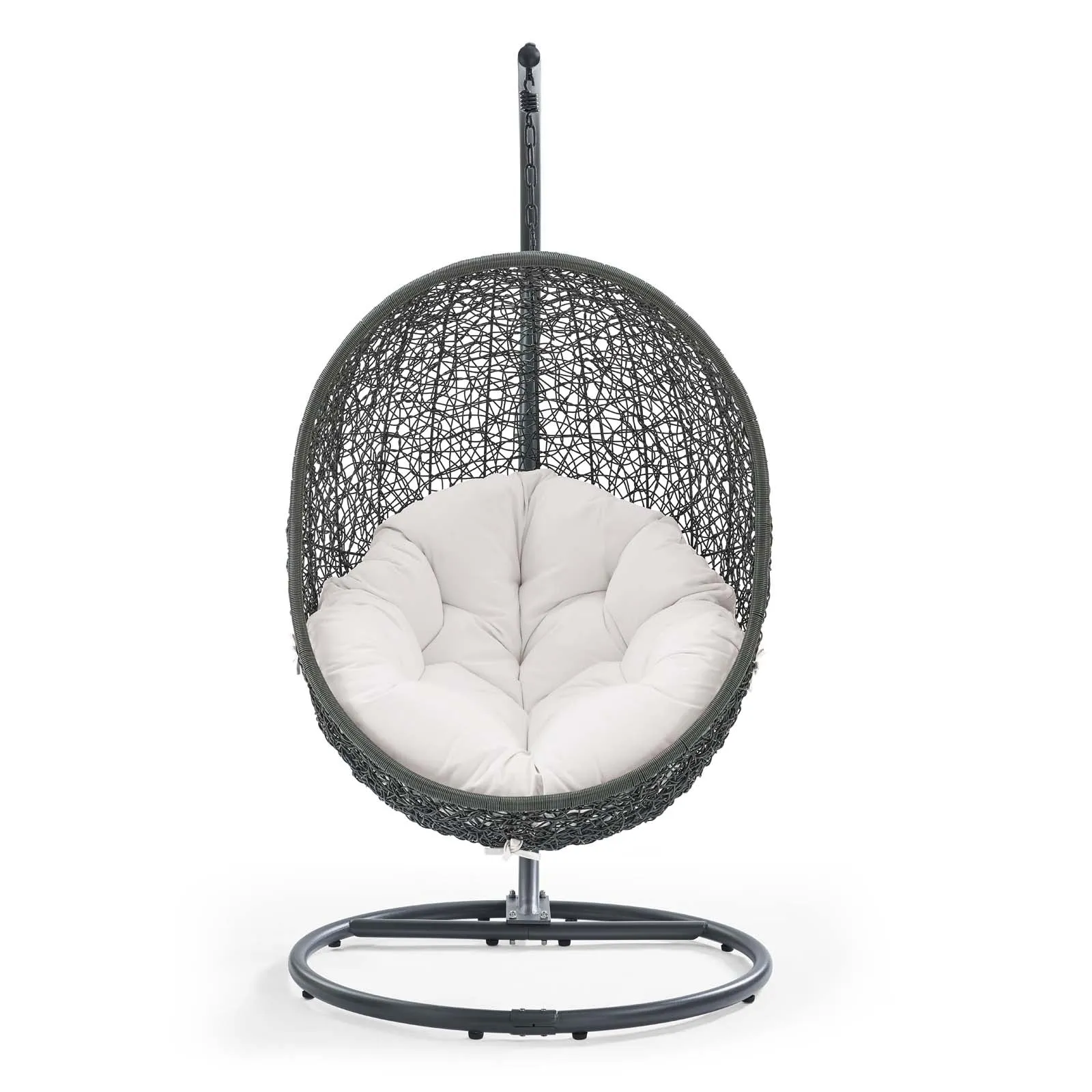 Hide Outdoor Patio Sunbrella® Swing Chair With Stand by Modway