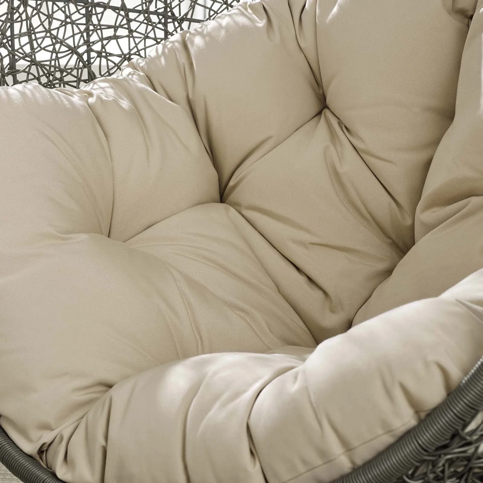 Hide Outdoor Patio Sunbrella® Swing Chair With Stand by Modway